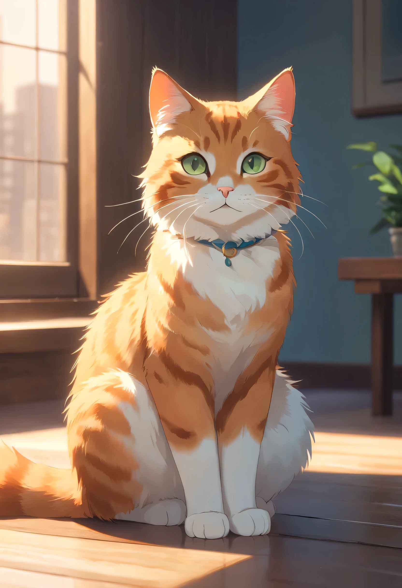 "Generate ultra-high-definition images，Capturing the cat&#39;s graceful and graceful posture. With advanced macro photography technology、Highlight the intricate details of a cat’s fur, beard, And expressive eyes.

Place the camera at cat-eye level, Creates an intimate connection between the viewer and the cat. Use a wide aperture to achieve a shallow depth of field, Make the cat stand out clearly against the soft and blurred background.

Enhance lighting、Highlight the cat&#39;s texture and outline&#39;Body, Use of Software, Diffuse lighting eliminates harsh shadows、kind, Charming atmosphere.

easy、But hold the cat in a calm position, Demonstrating flexibility and elegance. Experiments that capture moments of natural movement, StrETChing, Manner and behavior, ETC., Convey a sense of reality.

Implement post-processing techniques to improve image clarity, Compared, color balance, Ensure every aspect, from a cat&#39;Its intricate patterns and sharp eyes, Render with stunning detail.

after all, Convey the gentle beauty and innate elegance of cats,, Capture fleeting moments，Celebrate the unique nature of curiosity and calmness in cats."