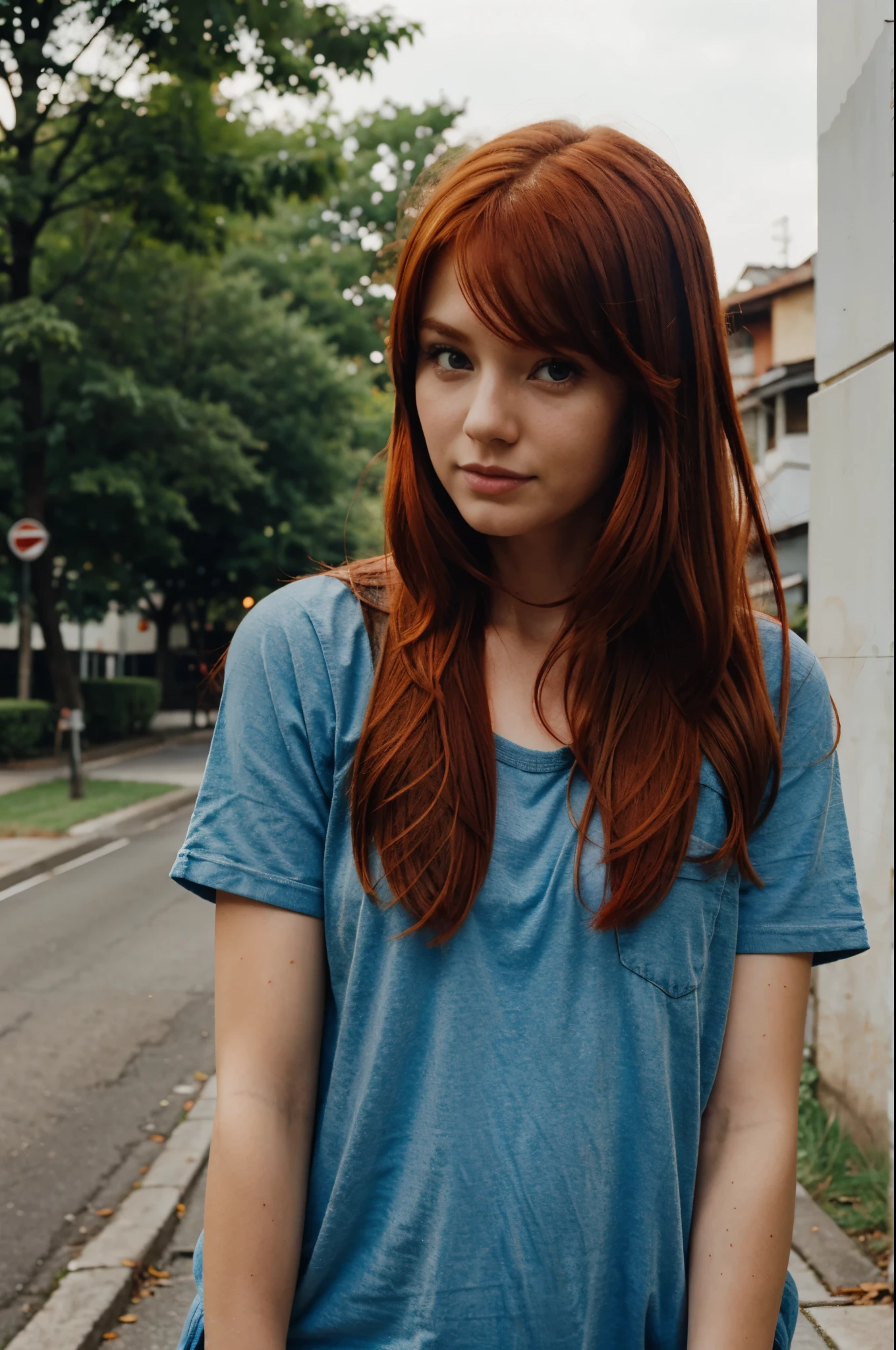 Red-haired girl