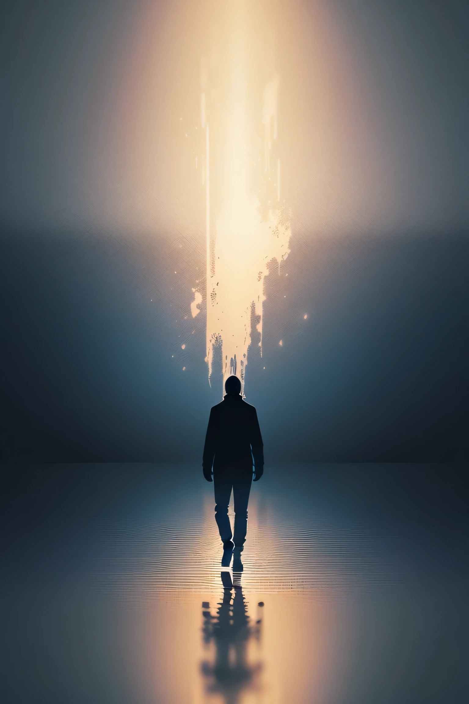 abstract image depicting a search for a person but they do not appear in the image