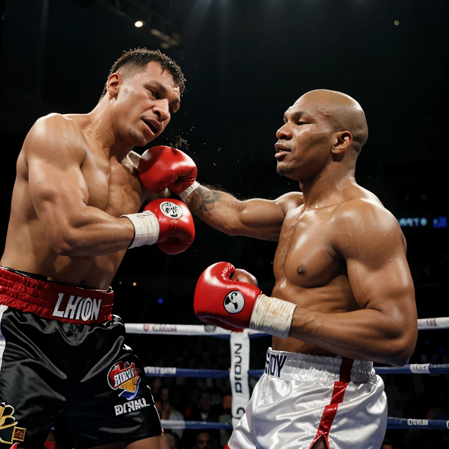 Mike Tyson punching a gay person