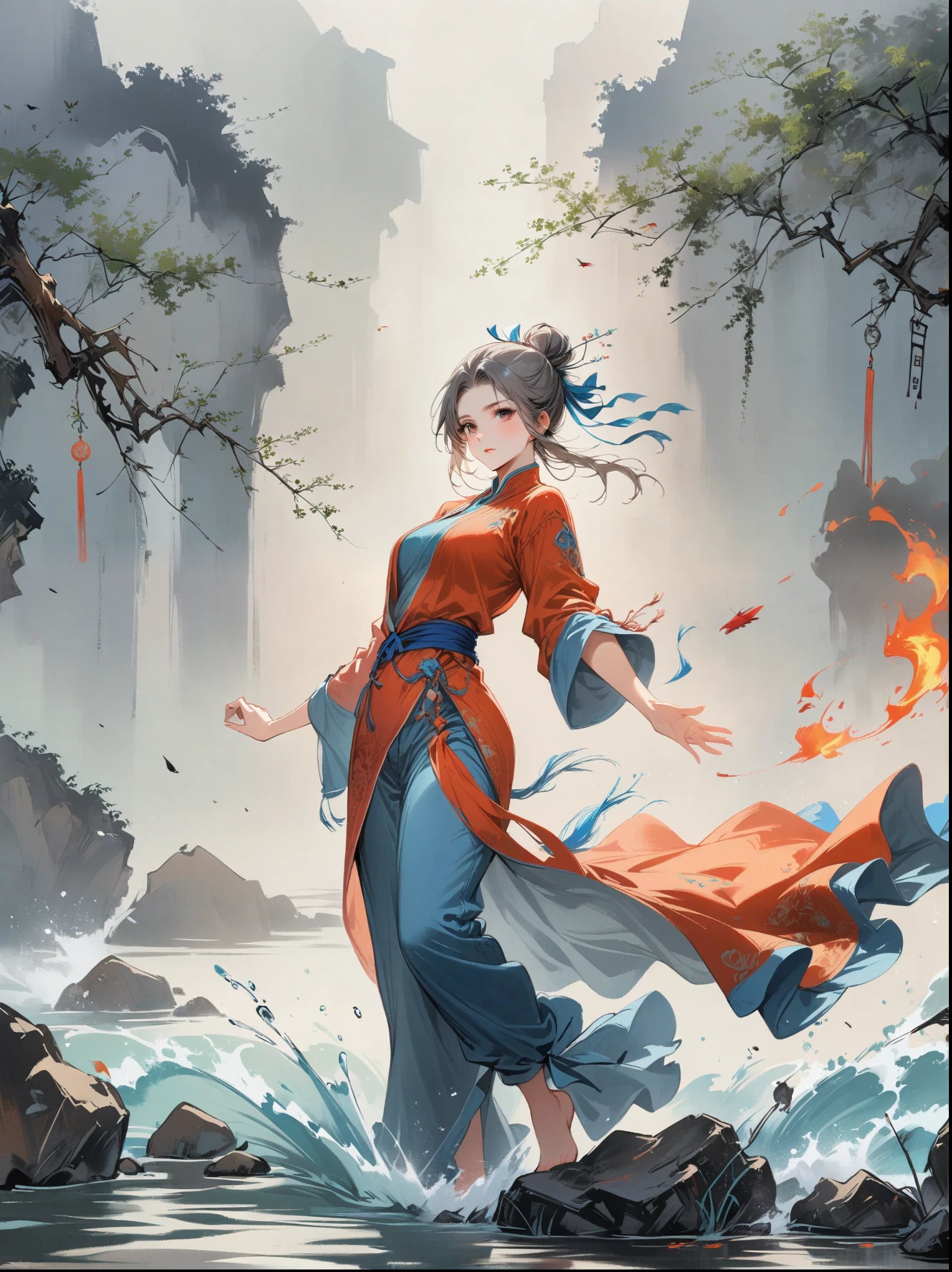 Remove extra hands,Fill background color