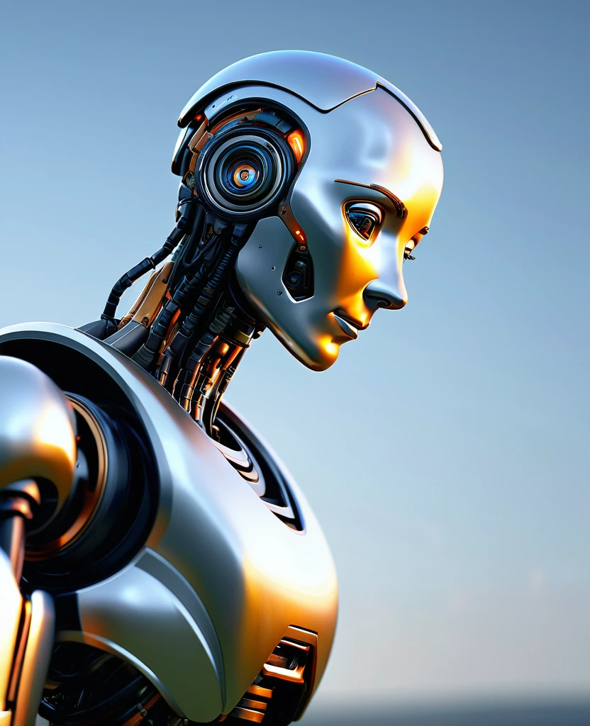 un robot humanoide, cerveau IA, debout, marche, muni de capteurs, et mesure la température, la pression, the light, humidity, sur une planète étrangère, photorealistic realism, chef-d'photorealistic work, realism, realism, photorealistic realism, High contrast, photorealistic digital art trends in Artstation 8k HD detailed realistic, detailed, super detailed, realistic, armature, best quality, super high resolution, (realism: 1.4),, high resolution, detailed, Photo brute, Pointu, par Lee Jeffries Nikon D850 film stock photographie 4 Kodak Portra 400 appareil photo F1.6 lentilles Couleurs riches Textures réalistes ultra-réalistes Éclairage spectaculaire UnrealEngine ArtStation CineStill 800 tendance, Photo brute 8K, best quality,