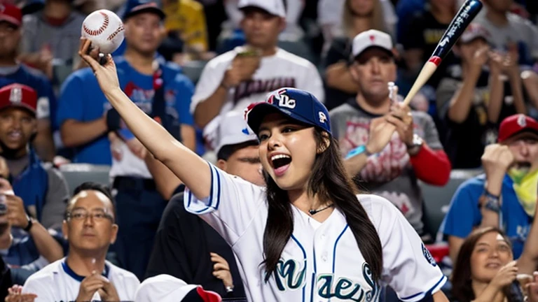 Baseball Fan　crowd　joy