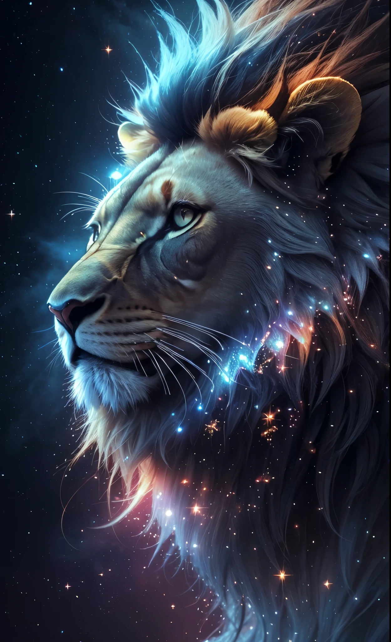 Lion, Divine Lion, naturais, Natureza, Linda, renderizado, fotorrealista, UltraHD, 4k, texturasdetalhadas, thunders, sombras detalhadas, cores detalhadas, por do sol, sol se pondo, Sunset, Natureza Linda, Great Divine, por do sol, contraste detalhado, contraste realista, high resolution, cores detalhadas, fogo, water, heavens, celestial, Detailed Realistic 16K, eletricidade, divina criatura, 8k, Detailed Realistic, 16K, 8K, HD, contraste detalhado, contraste realista, high resolution, cores detalhadas, fogo, eletricidade, divina criatura, 8k, Detailed Realistic, Elegante,