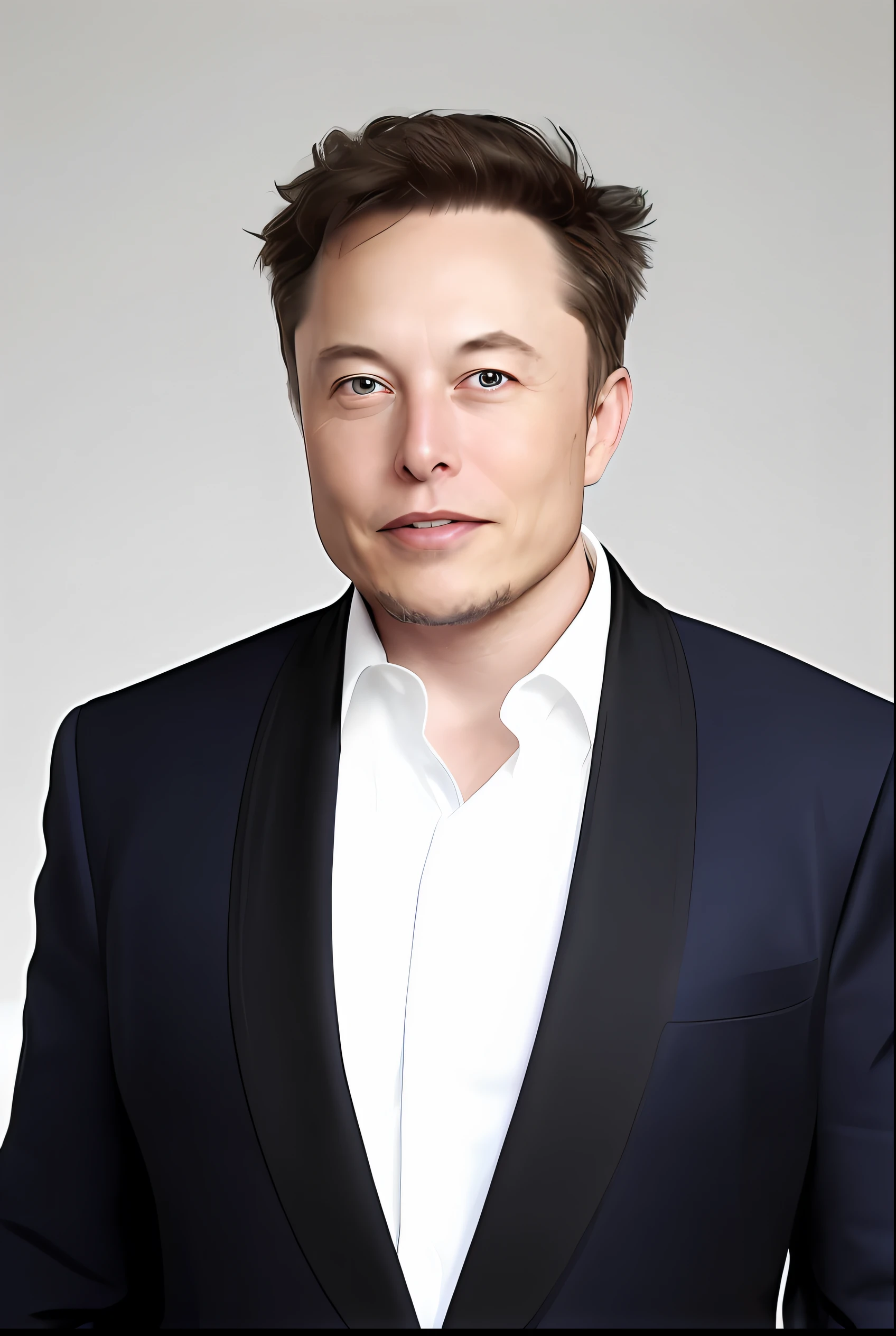 Retrato de Elon Musk em Marte sem capacete renderiza motor irreal 5 UHD full HD