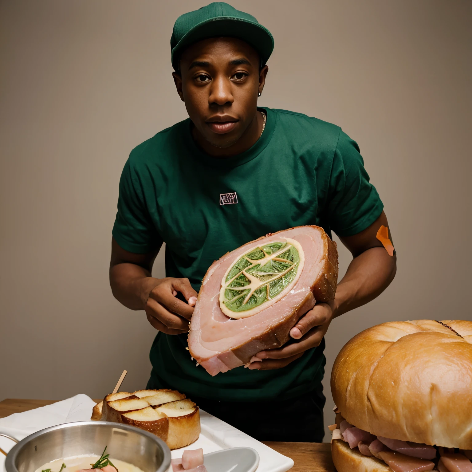 Tyler the creator eating ham