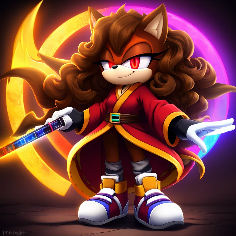 uploaded to E621, beautiful and detailed portrait of an anthropomorphic vixen ((female))), (detailed averi), (detailed lighting), (detailed fur), (detailed breasts), BREAK, (cinematic lighting), ((detailed background)), ((depth of field)), (half body shadow), ((looking at viewer)), [backlighting], [detailed ambient light], [ambient light on the belly], [realistic proportions], [explicit content, adult, nsfw], [sharp focus], (questionable content), (shaded), (hi res), ((masterpiece)), (Averi, Fox girl), (anthro, fluffy fur), anthro fox girl, body fur, curvy, sexy, nice, cute, hot, sassy, sassy hips, (Averi, Fox girl), green eyes, solo, blush, smug smile, forest, trees, lightning, night, rain, wet fur, flat chest, chest fluff, striped thigh highs, colorful thigh highs, high socks, thigh high socks, striped high socks, legs adorned with colorful fabric, speech bubble, heart, hearts, seductive pose, sexy pose tail tip emanating magnificent magical fire, scarlet fire encircling the tail tip, fiery tail tip, fiery magical tail, magical tail fire, scythe with sharp blade, grim reaper's scythe, grim reaper girl, grim reaper, scythe, wearing grim reaper's cloth, dark hooded red cloak, red cloak, rugged broken clothes, wielding a scythe, clothes being blown by wind