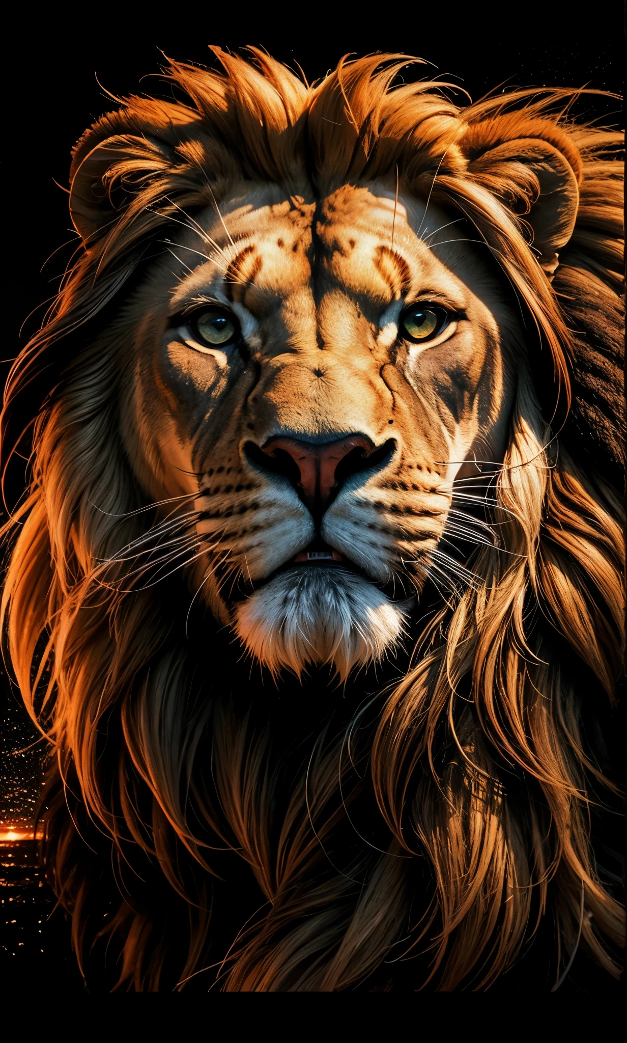 Lion, Divine Lion, naturais, Natureza, Natureza, Linda, renderizado, fotorrealista, UltraHD, 4k, texturasdetalhadas, thunders, sombras detalhadas, cores detalhadas, por do sol, sol se pondo, Sunset, Natureza Linda, Great Divine, por do sol, contraste detalhado, contraste realista, high resolution, cores detalhadas, fogo, eletricidade, divina criatura, 8k, Detailed Realistic, 16K, 8K, HD, contraste detalhado, contraste realista, high resolution, cores detalhadas, fogo, eletricidade, divina criatura, 8k, Detailed Realistic, Elegante,