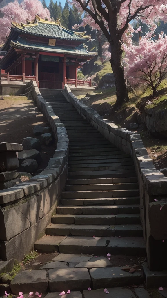 On this April morning，Bai Juyi strolling in the forests of Mount Lu，Immerse yourself in the beauty of spring。As the seasons change，Spring flowers fade，But in this late spring，But there was a scene that surprised him unexpectedly.。
He entered a mountain temple，It&#39;s called Dalin Temple，The tranquility of the temple complements the surrounding nature。Bai Juyi was curious，Step up the stone steps，Slowly heading towards the temple。Mountain Temple Backyard，A piece of peach blossoms dancing in the breeze，The petals flutter，It&#39;s like early spring again。He sighed，Approaching the Peach Blossom Bush，Savor this unexpected beauty。