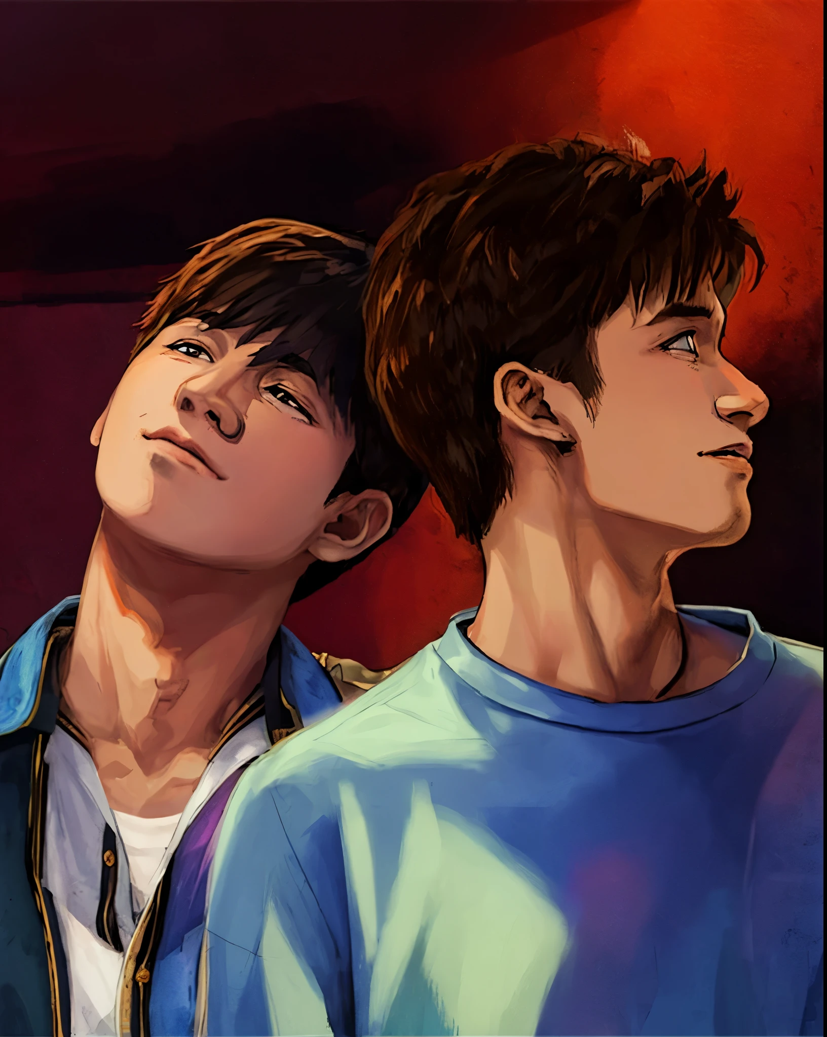 Two men talking --auto --s2