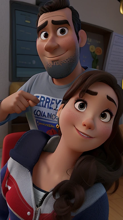 Estilo Pixar, alta qualidade