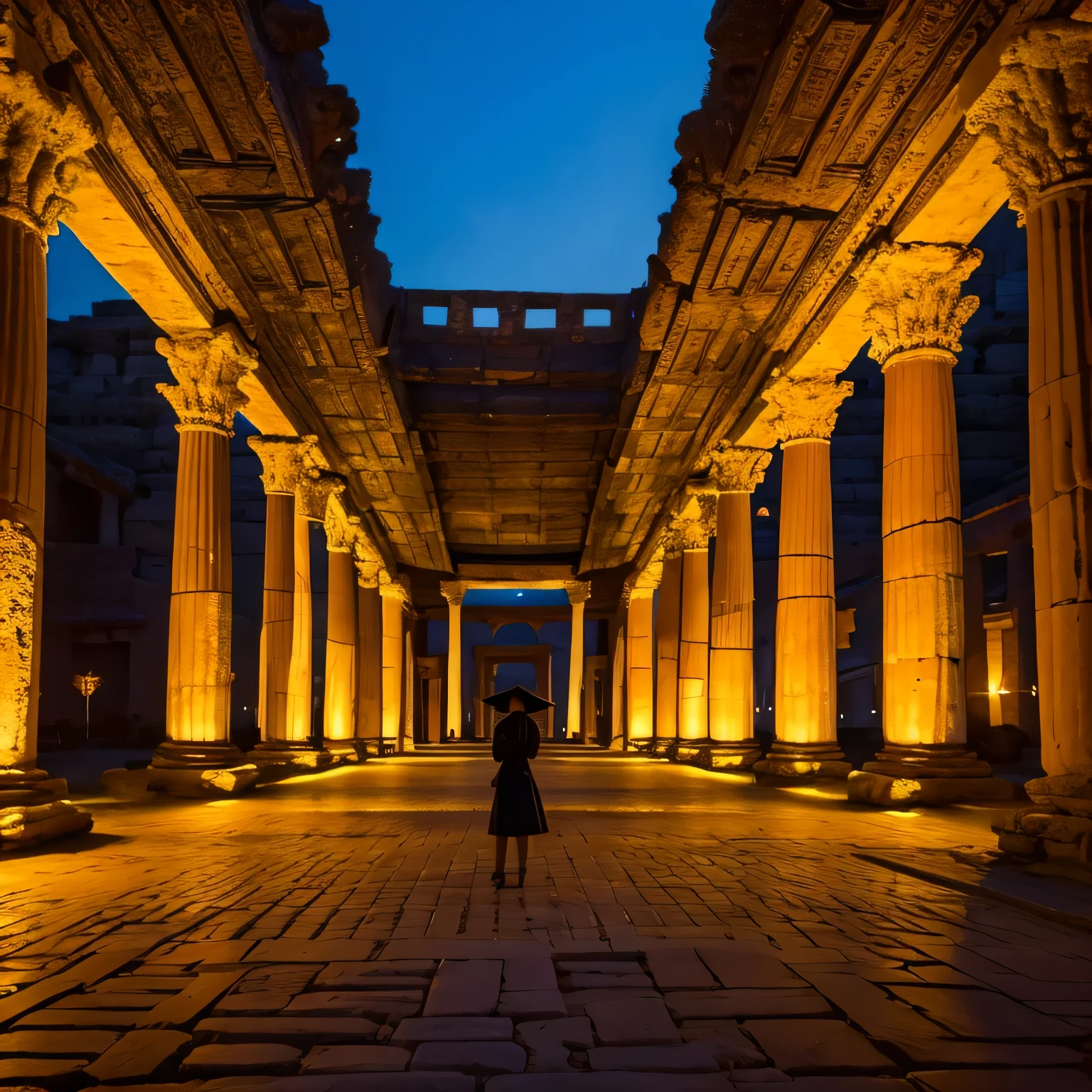 masterpiece, 4K, 8k, ancient city, fantastic atmosphere