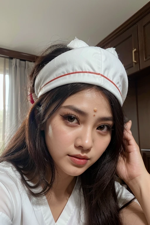 、超Resolusi tinggi、Orang Korea berusia 17 tahun、dada bulat besar、Kemeja formal、Kemeja cantik、Rok Kantor Formal、kulit putih cerah、kulit putih mengkilat、Mata indah dengan warna acak、mata indah halus detail、mata memanjang、perona pipi merah muda pucat、bulu mata panjang、kelopak mata ganda yang indah、eyeshadow、Rambut coklat bersinar、jam tangan mewah、Meja besar presiden sebuah perusahaan besar、Kantor perusahaan besar、Furnitur berkualitas
INFORMASI