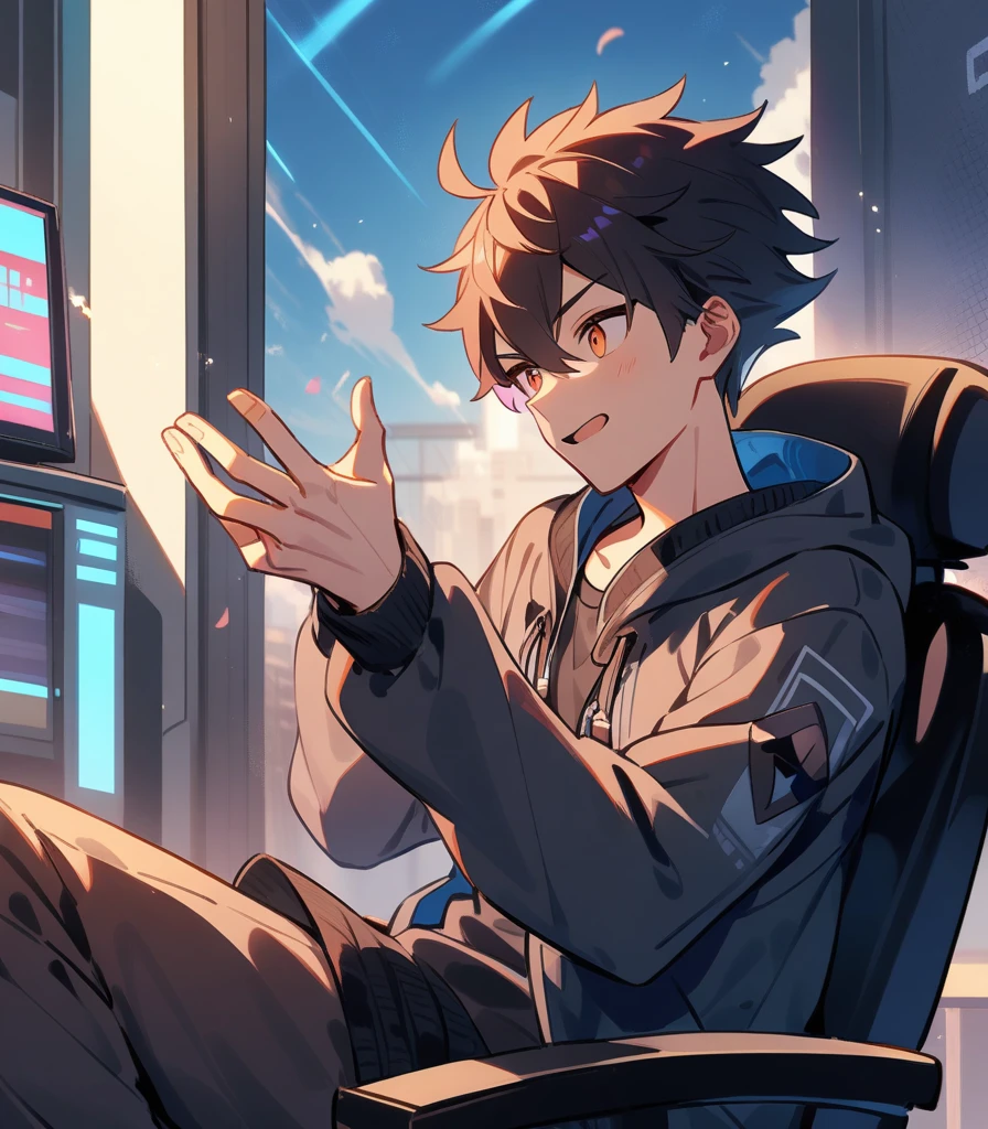 1boy, male gamer