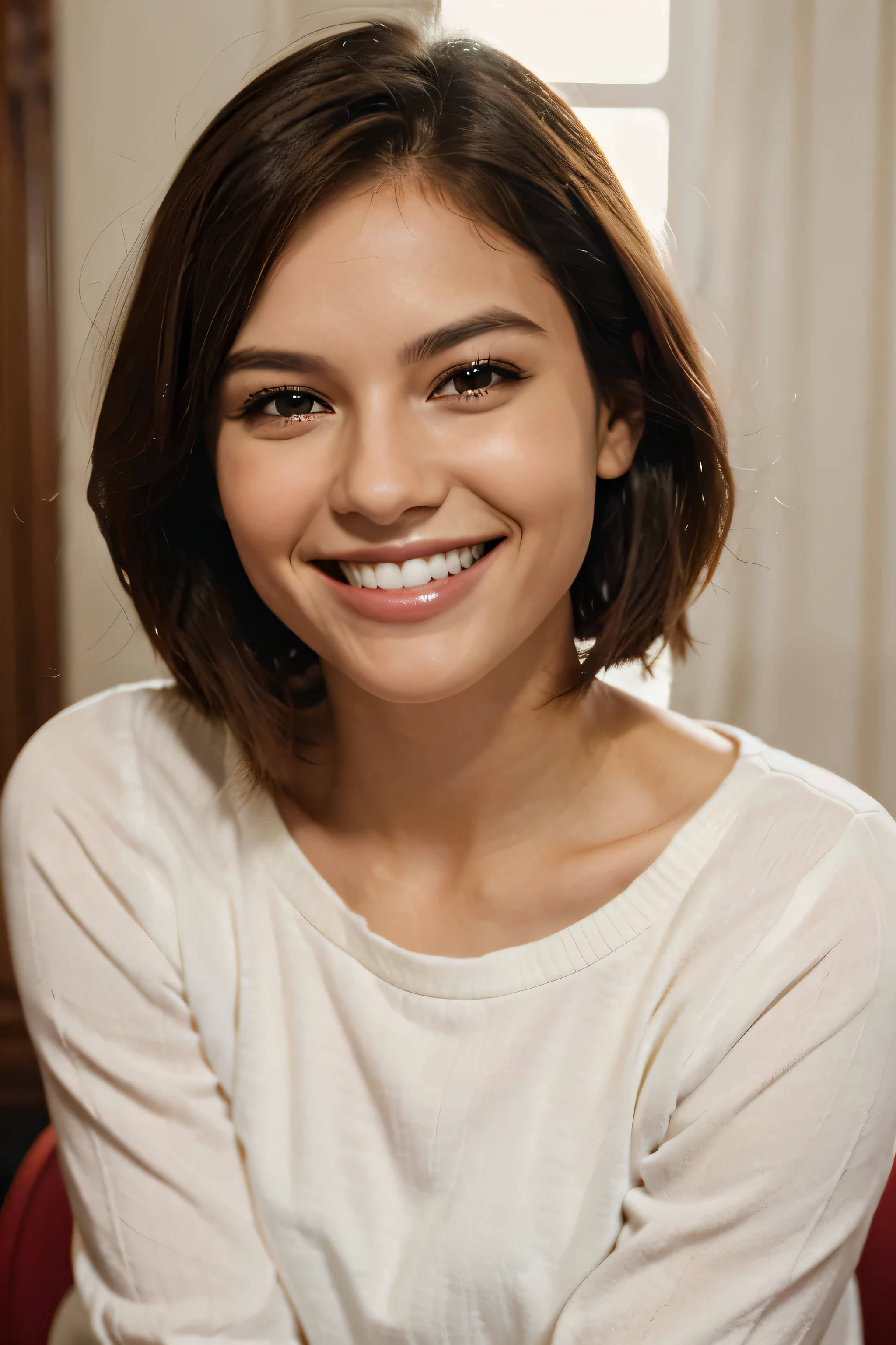 sorriso bonito com dentes