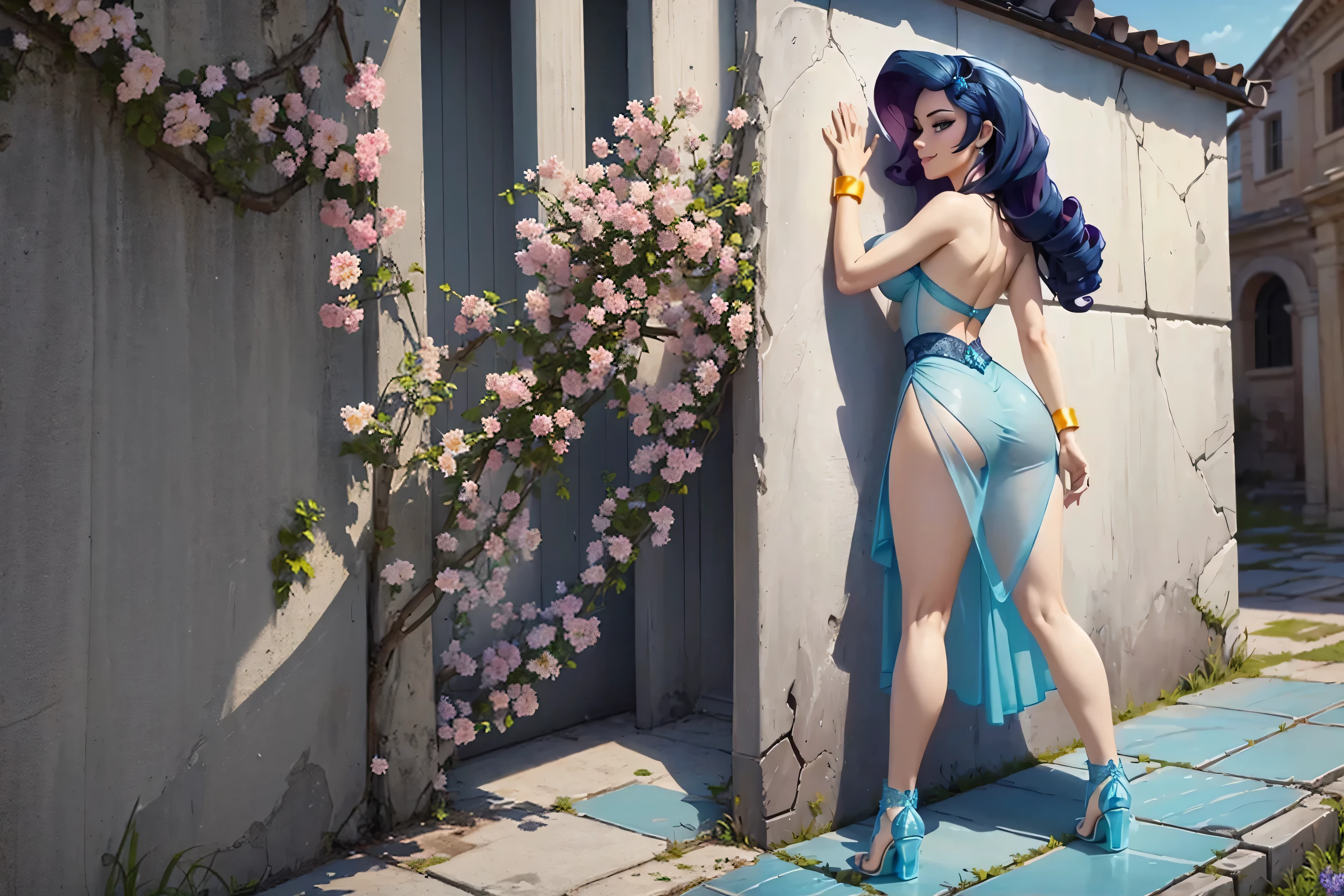 (((ancient roman city))),(((flowers))),(((solo)))