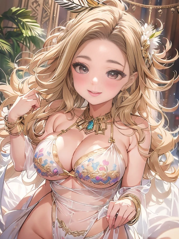 40-year-old mature woman、sensual curves、????????????、thighs、bubble、お?のmasterpiece, 最high quality, Super detailed, full body shot, mature woman, 美しい mature woman, nightgown and ?????????, enchanting smile, thick lips, plump lips, blush, looking at the viewer, provocative expression, beautiful hairstyle, cleavage, Plump、curvy ????、attractive face、naughty face、?????????????　、an inviting gaze、expression of emotions、???? ?????????、?????? see-through lingerie set、Standing position、gorgeous accessories 、???????????の女性, ???? shoulders, golden hair, colored feather, metal ornaments, colored flowers, particle, light, (masterpiece, 最high quality, 最high quality, official art, beautiful and aesthetic:1.2), (1 girl:1.3), very detailed,(fractal art:1.1),(colorful:1.1)(flowers:1.3),most detailed,(tangled:1.2), (dynamic pose), (abstract background:1.3), (shiny skin), (lots of colors :1.4), ,(earrings:1.4), (feather:1.4),masterpiece, 最high quality, Super detailed, 30~40 years, full body shot, mature woman, 美しい mature woman, nightgown and ?????????, enchanting smile, thick lips, plump lips, blush, looking at the viewer, provocative expression, short hairstyle, cleavage, Plump、curvy ????、attractive face、naughty face、?????????????　、an inviting gaze、expression of emotions、???? ?????????、?????? see-through lingerie set、Standing position、gorgeous accessories、different hairstyles，gold headband，plump ???????，convex ????????，greek clothing，Tulle covers the ?????，perfect balance, Detailed details of the garment,marble，Statue of God，cinematic lighting, film grain, Fuji color, contrast of light and dark, 8K, masterpiece, Super detailed, high detail, high quality, High resolution, 、(((?????? see-through lingerie set)))、gorgeous accessories、raise your ????, from below, (((????:1.2)))、exposed ?????、gasping face、openwork decoration，(((see through dress)))、(((anatomically correct body))) , 最high quality, Super detailed, (((???? ?????????)))、raise your ????, from below, (????: 1.4)、exposed ?????、(((gasping face)))、openwork decoration，(((see through dress)))、(((R-18)))、feast、swirl、thighs, ???????????, Are standing, cowboy shot,  blush, 1 girl, (masterpiece:1.3), (High resolution), (8K), (very detailed), perfect face, Beautiful eyes and face, (((最high quality))), (Super detailed), detailed face and eyes, (alone), High resolution、beautiful eyes,(((???? pose)))、(((???????????)))、