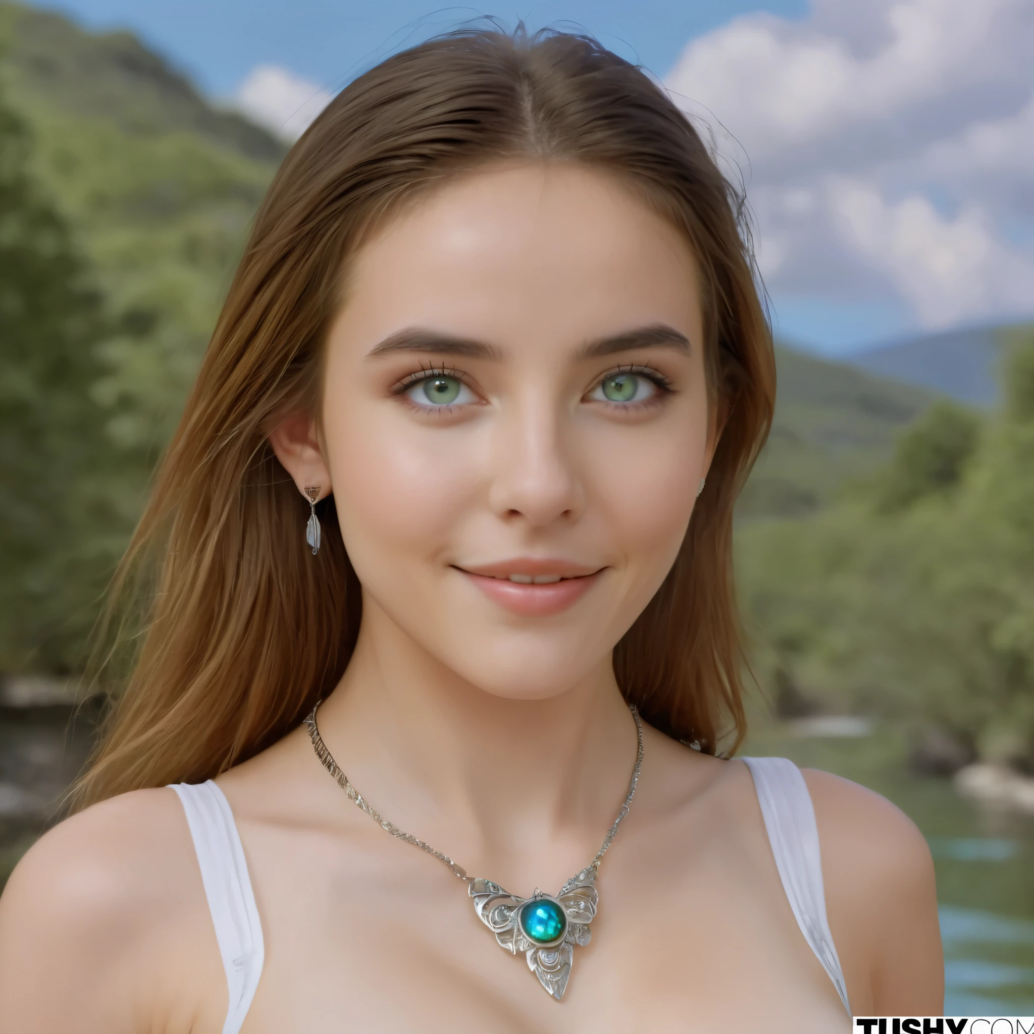 (best quality,4k,8k,highres,masterpiece:1.2),ultra-detailed,(realistic,photorealistic,photo-realistic:1.37),Official art, (1 beautiful teenage Italian girl:1.1), (wearing detailed white bodyarmor with beautiful fractal or marble design:1.3), (seductive smile:1.1), (captivating smile1.2), ((High quality)), ((Detailed)), ((Fantasy)), Blue Plasma Brain, Green Plasma Body, Vulgarity, beutiful breast, obscenity, (Lewd smile:1.2), coarse, Obscene, mean, (raunchy:1.2), (Immoral:1.2), Lachish, (small breasts with beautiful raised areolas:1.3), (Cameltoe), (Expression of ecstasy:1.2), (Incredibly beautiful nature background:1.6), (18 years old:1.5), (Sexy and glamorous:1.1), (A coquettish expression:1.1), (seductively smiling:1.1), (Full body), (erotic posing:1.5), (showing her armpit:1.4), Beautiful seductive face, Portrait, (Thick eyebrows:0.7), (detailed large iridescent eyes:1.4), Beautiful eyes with fine symmetry, Intimate face, (ultra detailed skin texture:1.1), pale skin, Perfect Anatomy, (Beautiful toned body:1.1), Hair Bow, (Moist skin:1.2), no makeup, dark circles, Focus Face, good-looking, (Emilia Clark:0.6) (Emma watson:0.3),(Jennifer Connelly:0.4), (sensual face:1.3), Elegant face, Dolce, (Around her neck is a simple necklace of exquisite workmanship), (Bioluminescence with brilliant brilliance:1.3), (Luminous magic circle:1.2), Shining majestic cloud masses and sky, lightning bolt, Epic Realistic, (Greg Rutkowski:0.2), (teal and orange:0.4), (Art Station:1.5), Cinematic, (nfsw:1.3), Hyper Detailed, natural Lighting, (Intricate details:1.1),