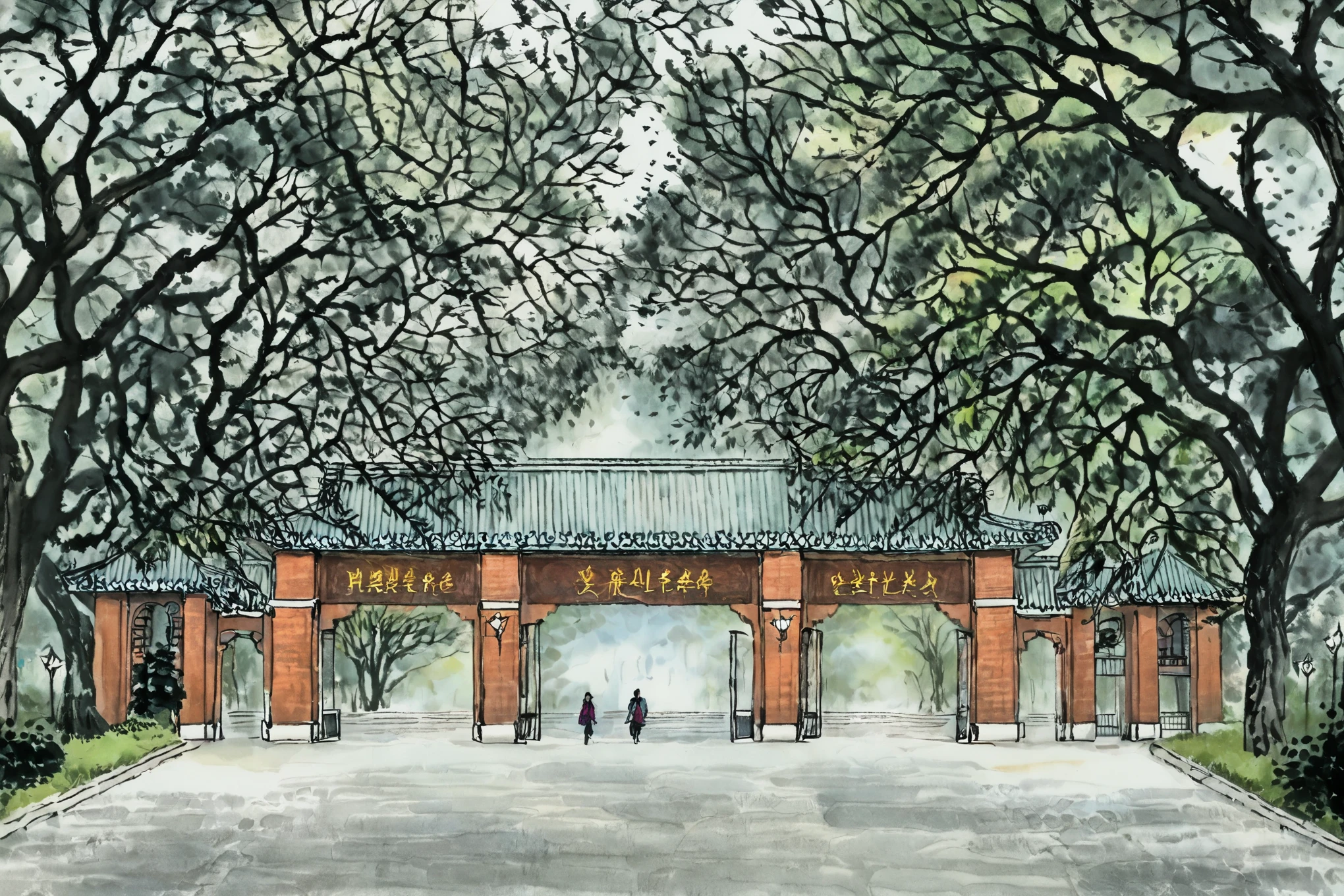 university gate