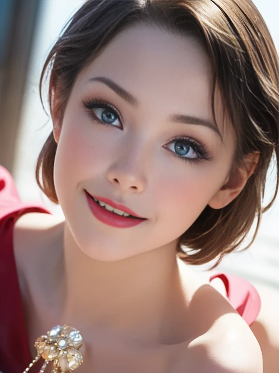 (best quality, 8k, highres, photorealistic:2.0), (solo, one girl:2.0),(photo taken using flash:1.9),(brighten the subject:1.8),(ultimate beautiful girl:2.0),(shiny skin),(oily skin),(blonde hair:1.7),(short hairstyle:1.5),(cool beauty:2.0),Blush brown makeup , dark eye makeup , use pink glossy lipstick,(big beady eyes girl:1.5),(droopy-eyes girl:1.5),(blue eyes:1.5),(thin girl:1.5),(baby face girl:1.5),(sex appeal),(sweet smelling girl),(she works for low wages:1.5),(kind-hearted woman:1.5),(she has a nice smile:1.3),(woman with a happy look:1.3),(she is very sociable),(from a very poor family:1.5),(virgin girl),(She is a secret pervert.),(she covertly lewd),(she looks so erotic),(Preserve virginity for devout Christians),chuuChloe,(A woman with very soft breasts),(woman fantasizing about sex:1.3),(allurement),(impressive eyes:1.5),(clean girl),(affability),(cute smile),(good personality),(open mouth),(long skirt),(sexy position)