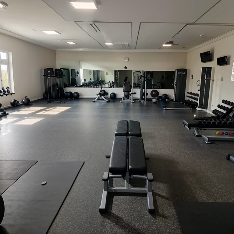 Une salle de gym