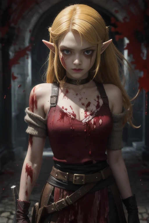 Blood soaked Zelda,