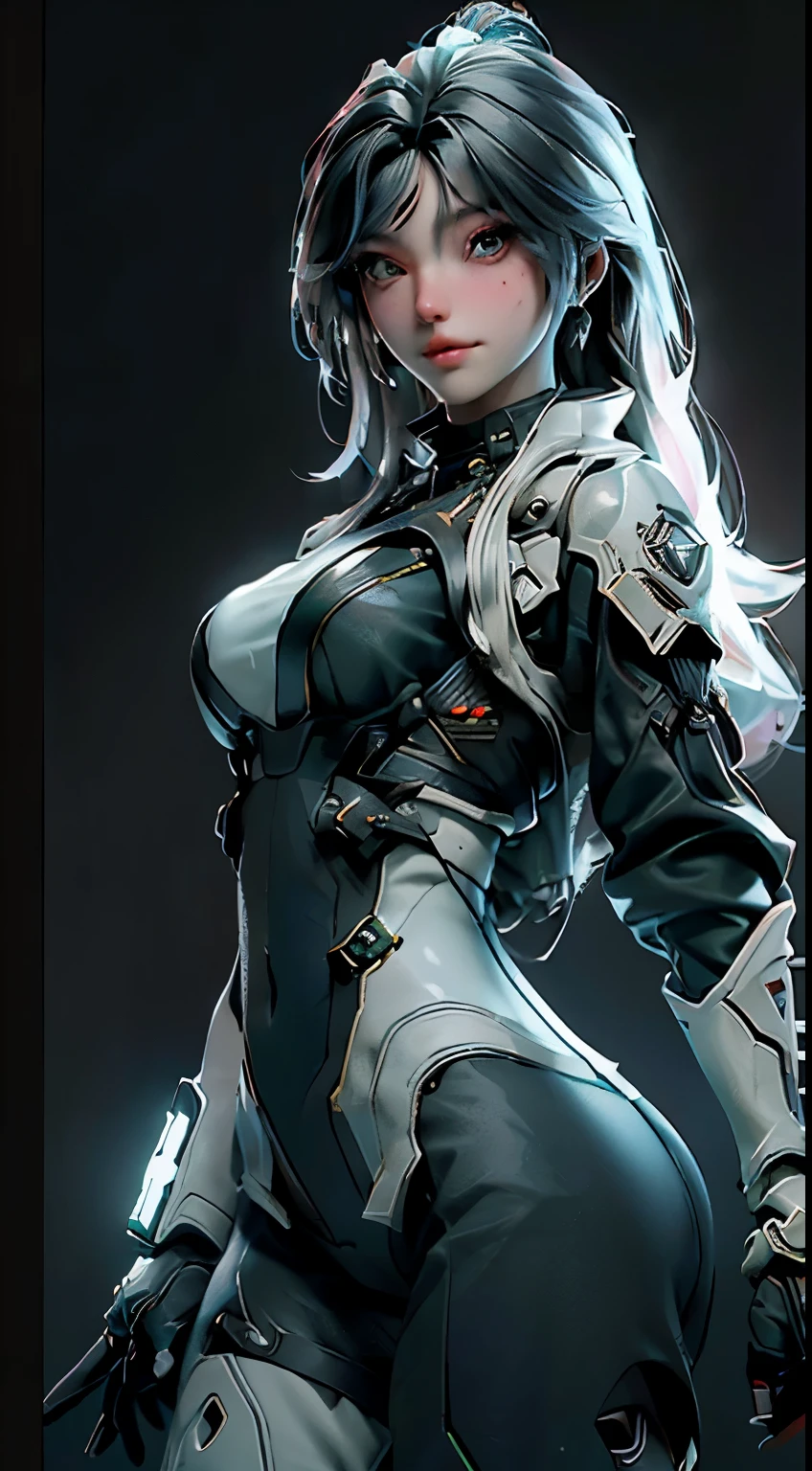 ((Best quality)), ((masterpiece)), (detailed:1.4), 3D, an image of a beautiful cyberpunk female,HDR (High Dynamic Range),Ray Tracing,NVIDIA RTX,Super-Resolution,Unreal 5,Subsurface scattering,PBR Texturing,Post-processing,Anisotropic Filtering,Depth-of-field,Maximum clarity and sharpness,Multi-layered textures,Albedo and Specular maps,Surface shading,Accurate simulation of light-material interaction,Perfect proportions,Octane Render,Two-tone lighting,Wide aperture,Low ISO,White balance,Rule of thirds,8K RAW,