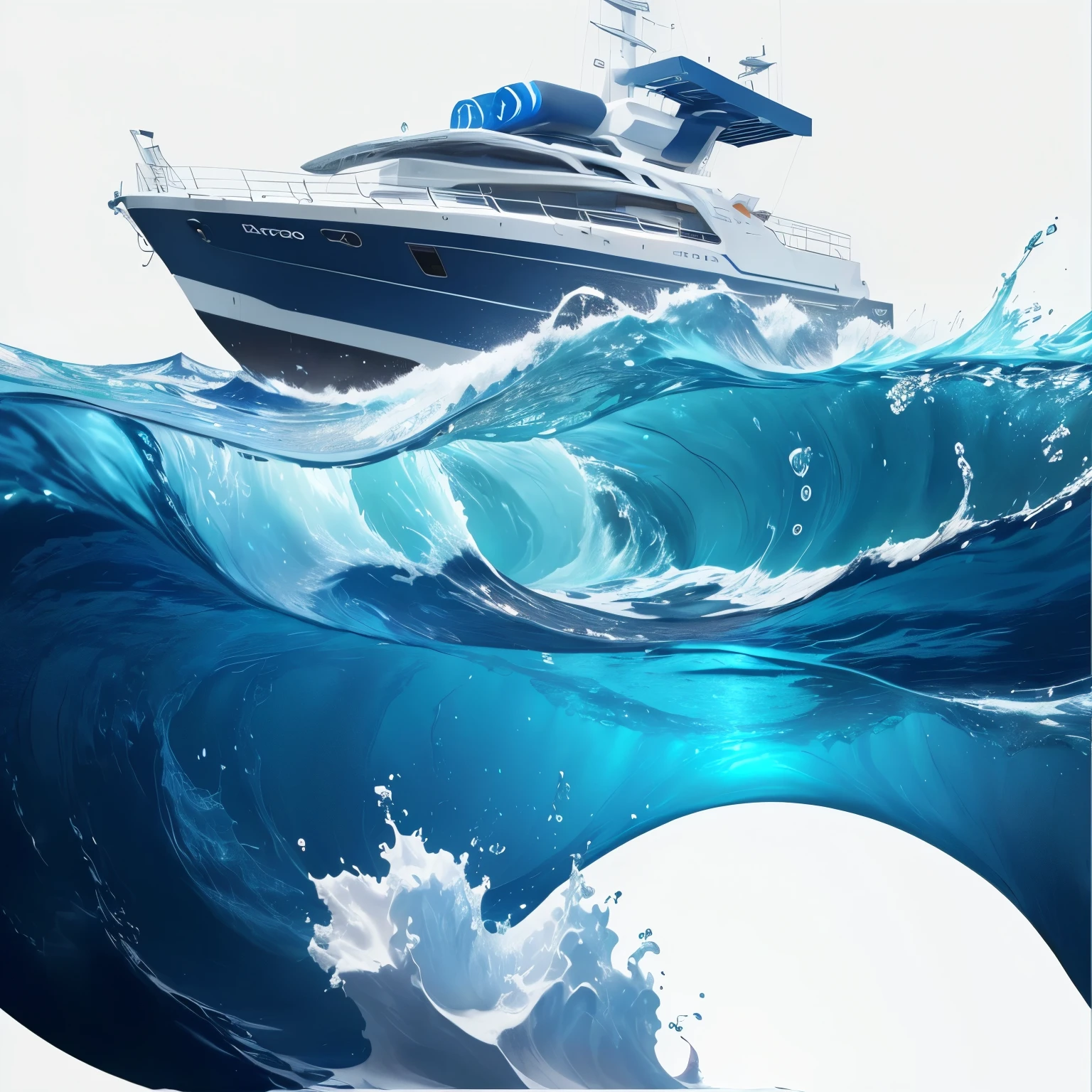 there is a barco that is floating in the water with a wave, concept barco, top barco racing simulator, 8k 4k, 8k 4k, mobile wallpaper, novo design, barco, some barcos, barcos, with water and barcos, ad, em forma de iate, 4K 8K, 4k 8k, album art, elegant design proof d'water