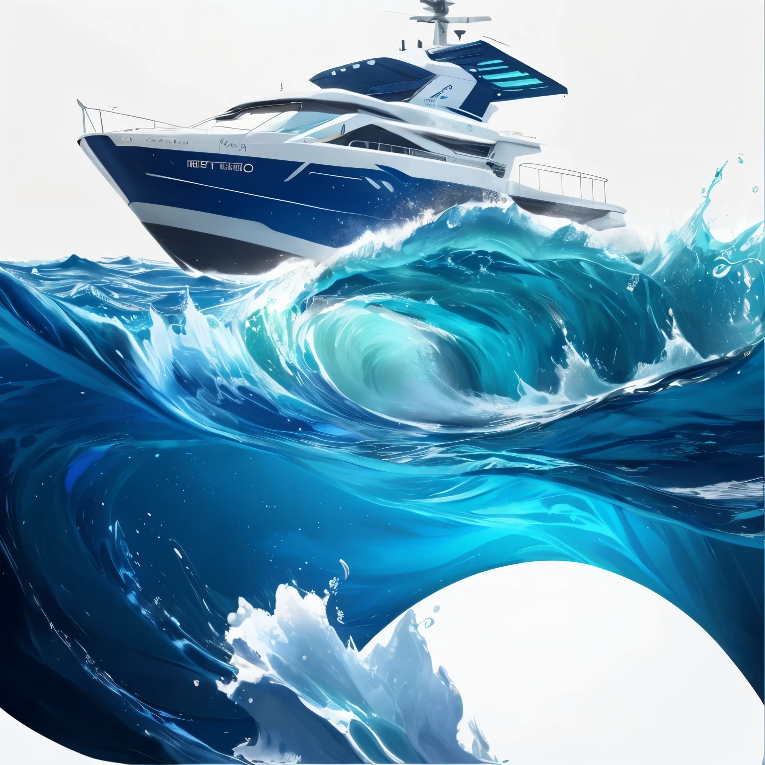 there is a barco that is floating in the water with a wave, concept barco, top barco racing simulator, 8k 4k, 8k 4k, mobile wallpaper, novo design, barco, some barcos, barcos, with water and barcos, ad, em forma de iate, 4K 8K, 4k 8k, album art, elegant design proof d'water