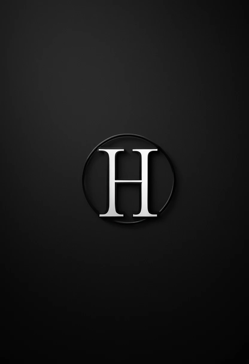 logomarca, minimalista, fundo preto, iniciais HC destacadas, unique and different style, empresa. (best quality,ultra-detailed,professional), (black background), (minimalistic design), (unique and distinctive style), (HC initials in a creative and minimalistic way) sem pessoas