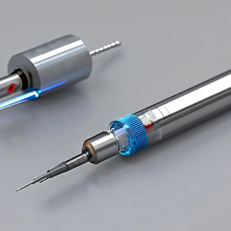 Renderings of a medical needle that transmits terror