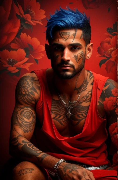 Homem hiperrealista, (hiperrealista), (high resolution), (8k), (extremamente detalhado), (best illustration), (melhor qualidade), (super detalhado), (obra-prima), (rosto detalhado) homem foto rosto detalhado, praia, blusa vermelha, os olhos