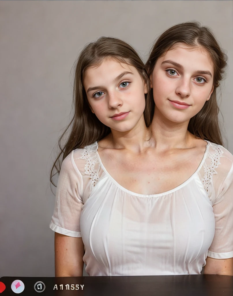 2heads, (two headed girl:1.5), (a 10 year old girl and a 25 year old woman:1.5)