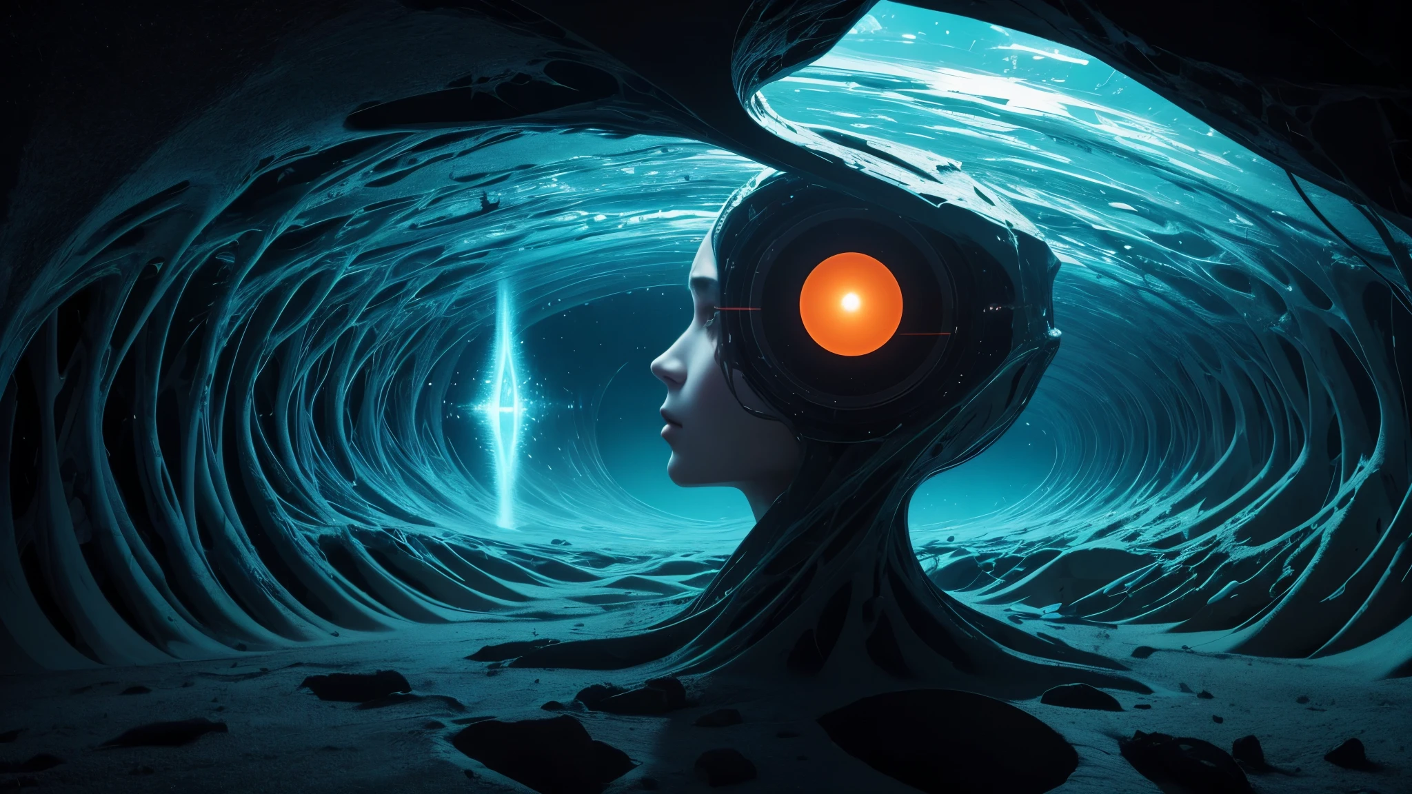 A series of abstract images that explore the complexities of human thought, from the illogical to the inexplicable, in a visual journey through the depths of the mind.
