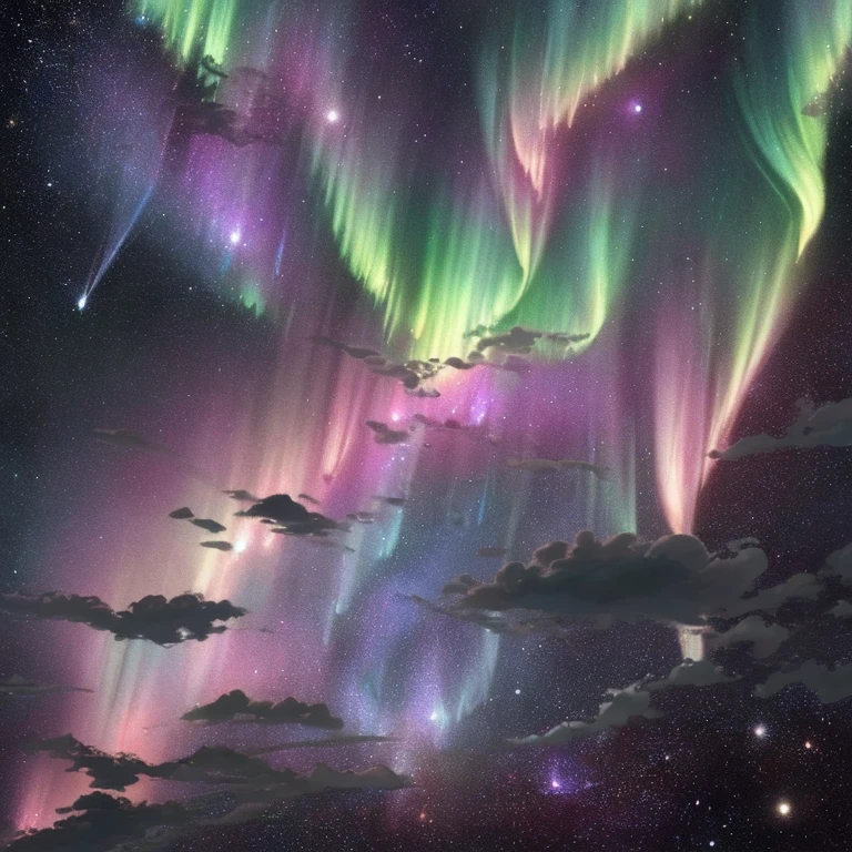 작은 universe선, universe, Aurora, Milky Way
