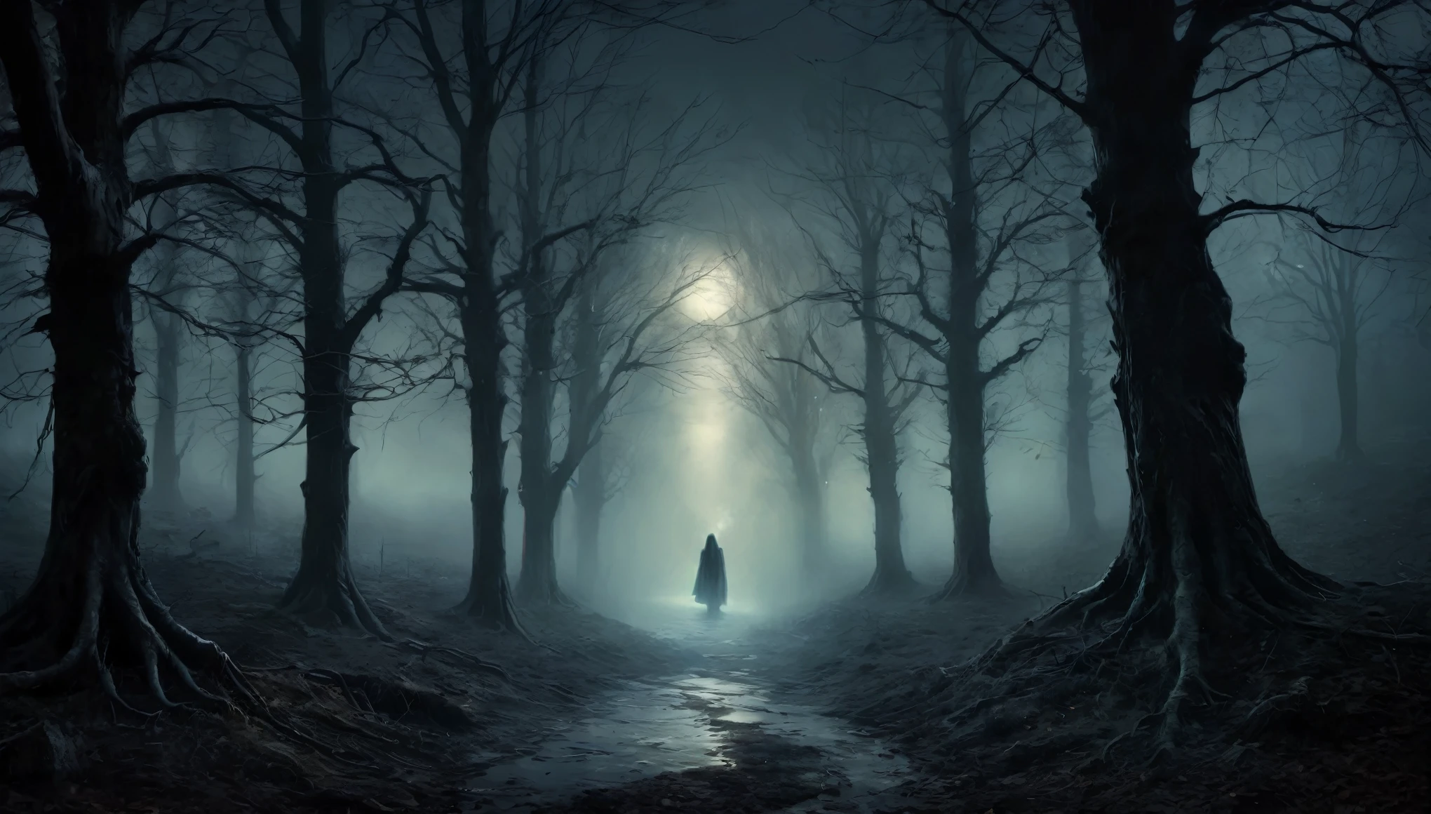 best quality, ultra-detailed, realistic, portraits, dark and eerie atmosphere, glowing eyes, ethereal presence, hauntingly beautiful, ghostly figures, swirling mists, supernatural entities, demonic essence, shadowy forms, eerie whispers, sinister aura, hauntingly pale skin, dark and twisted branches, flickering candlelight, macabre elements, mysterious and enigmatic, spectral apparitions, gothic art style, hauntingly captivating, spectral realm, hauntingly melancholic, otherworldly beauty, ethereal glow, hauntingly haunting, chilling and atmospheric, eerie and ominous lighting.