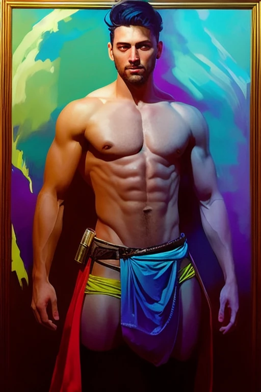 snthwve nvinkpunk style handsome man drunk like sandman rave, (hallucinating colorful soap bubbles), por Jeremy Mann, por Sandra Chevier, por Dave Mckean e Richard Avedon e Maciej Kuciara, punk rock, garota tanque, Altamente detalhado, 4K, RTX