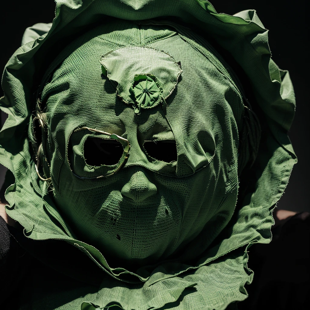 piece of green virus to show anonymousity