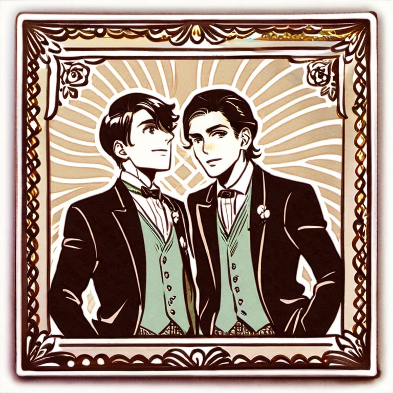 1 pareja de novios hombres