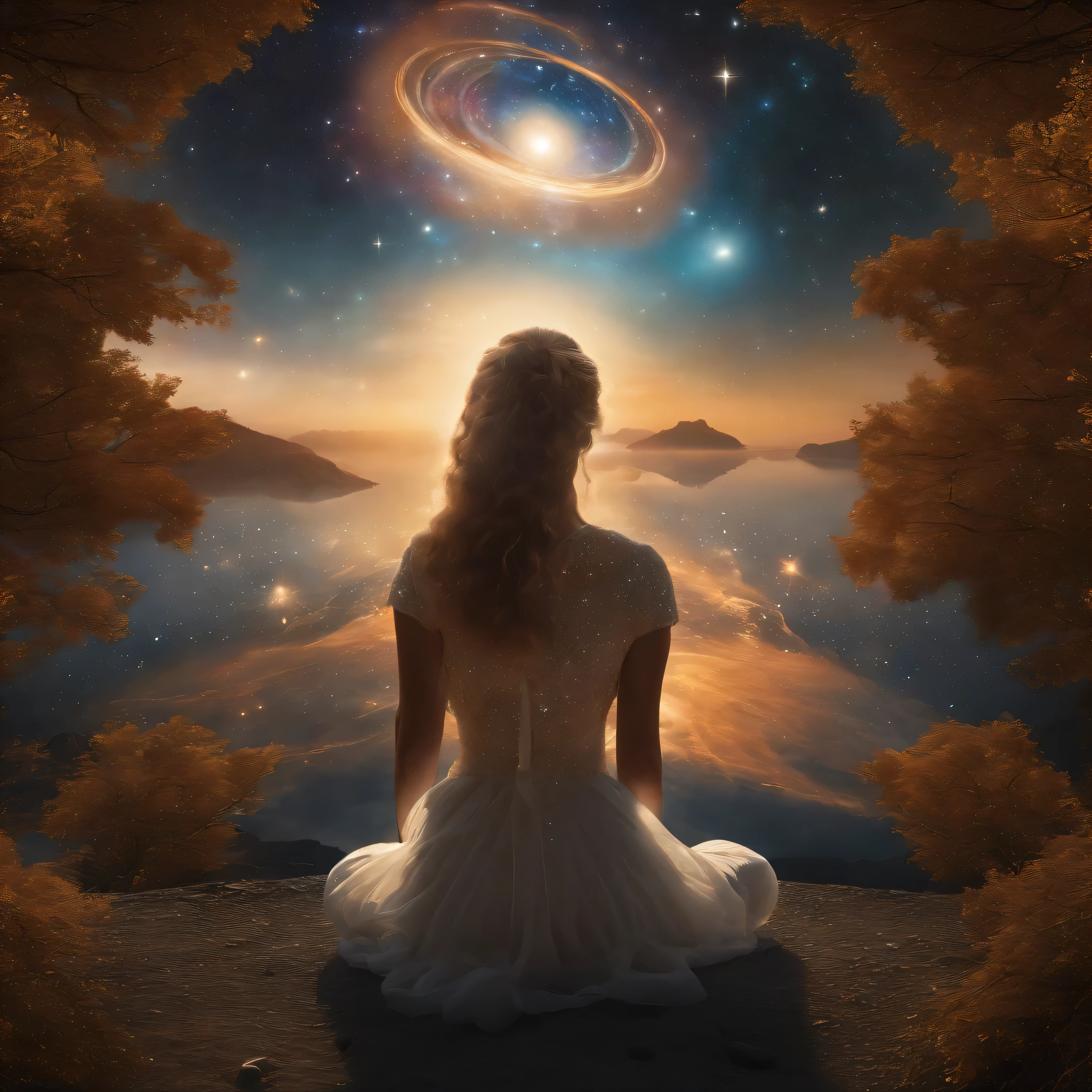 (best quality,4k,8k,highres,masterpiece:1.2),ultra-detailed,(realistic,photorealistic,photo-realistic:1.37),quantum mechanics,mystery,beautiful girl,universal truth,illustration,cosmic backdrop,surreal elements,vibrant colors,hidden messages,ethereal atmosphere,magical effects,infinitely detailed quantum equations,intricate patterns,breathtaking visuals,subtle hints of the unknown,otherworldly dimensions,divine symmetry,cosmic harmony,transcendental beauty,deep metaphysical meaning,hauntingly beautiful girl,sublime revelation,subatomic particles dancing gracefully,whispered secrets of the universe,awe-inspiring universe,profound enlightenment,fleeting glimpses of reality,cosmic enlightenment,pure curiosity,quantum entanglement,secrets of existence unveiled,universal interconnectedness,sublime truth whispered in the wind,cosmic dance of particles,inner exploration,quantum fluctuations,sparkling celestial spheres,mystical symbols,interdimensional portals,transformative journey through space and time,celestial beauty unfolding before your eyes,subconscious awakening,serene essence of the universe.