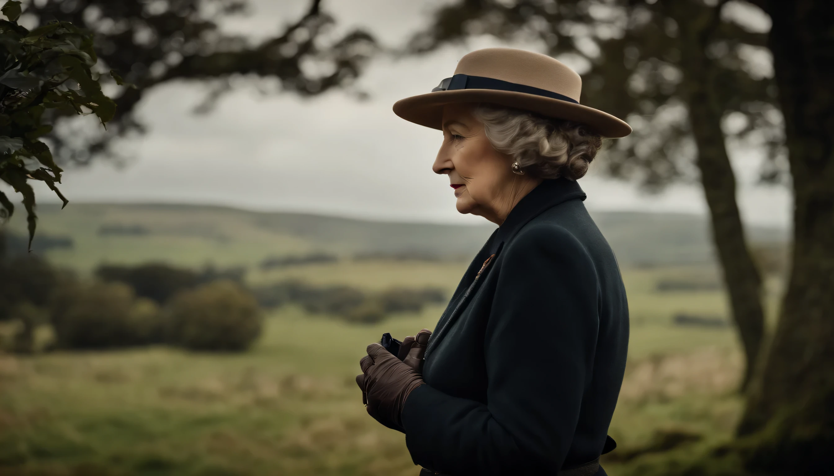 Agatha Christie, in vast land nature