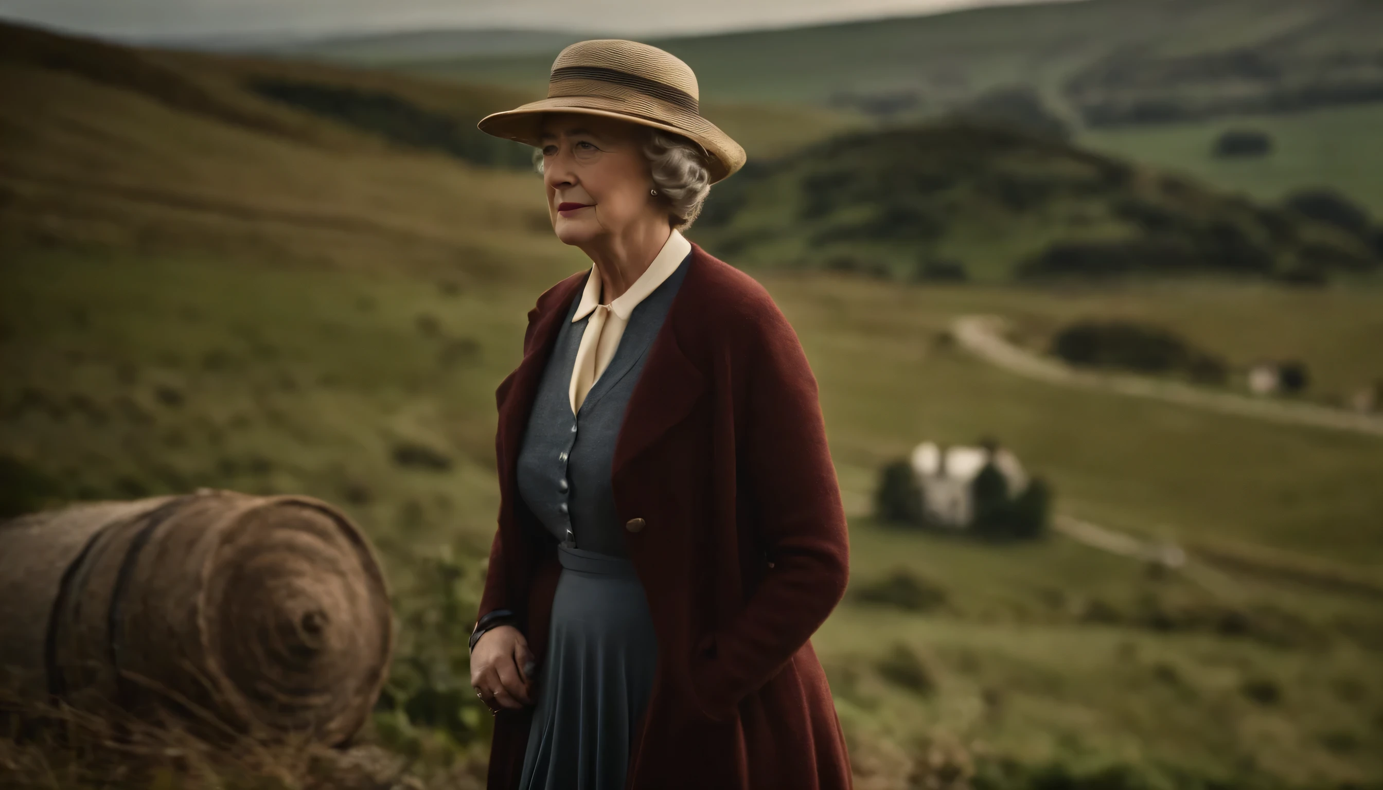 Agatha Christie, in vast land nature