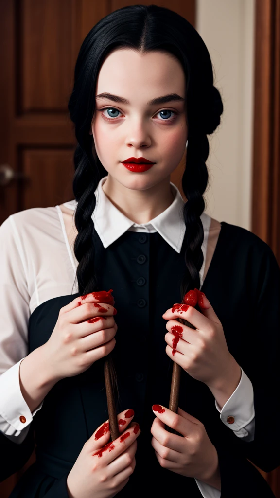 wednesday addams,cute,bloody marry