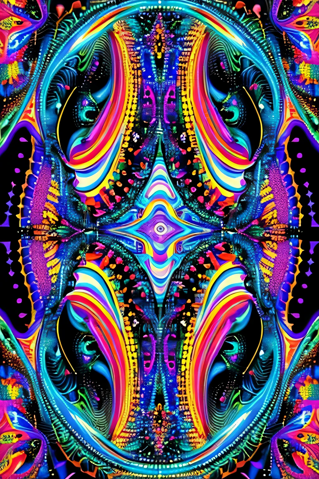 alien psychedelic fractal acid alex grey