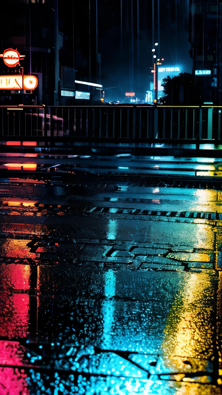 (best quality,4k,8k,highres,masterpiece:1.2),ultra-detailed,(realistic,photorealistic,photo-realistic:1.37),cityscape,dark and mysterious,stormy night,heavy rain,drenched streets,illuminated windows,reflective puddles,wet pavement,glistening surfaces,ominous dark clouds,lightning bolts,thunder rumbling,windy atmosphere,flickering streetlights,neon signs,city skyline silhouette,slick roads with reflections,moody and atmospheric,foreboding shadows,city's heartbeat,pounding raindrops,colored umbrellas,soaked passersby,lit-up skyscrapers,steamy manhole covers,wet and shiny surfaces,bustling streets in the rain,brooding and dramatic,city's secrets unveiled in the night,unpredictable storm,rebellious nature,electrifying energy,urban chaos,heart of the city's storm