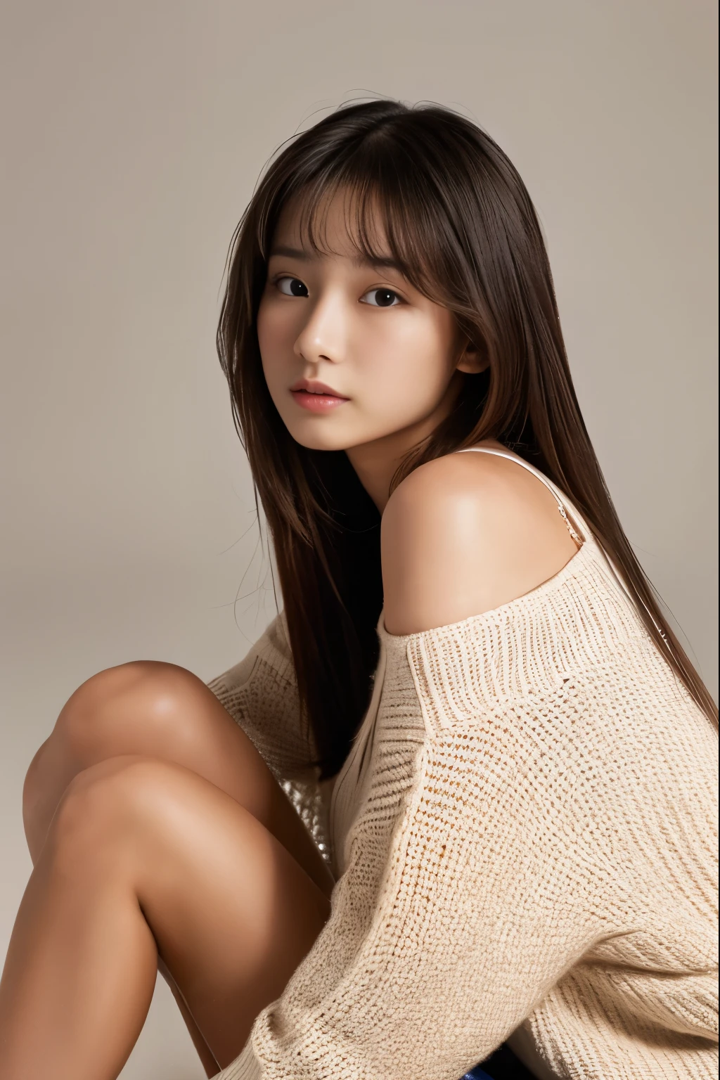 (masterpiece、high resolution,high quality)、Only loneliness is warm、Supermodel、