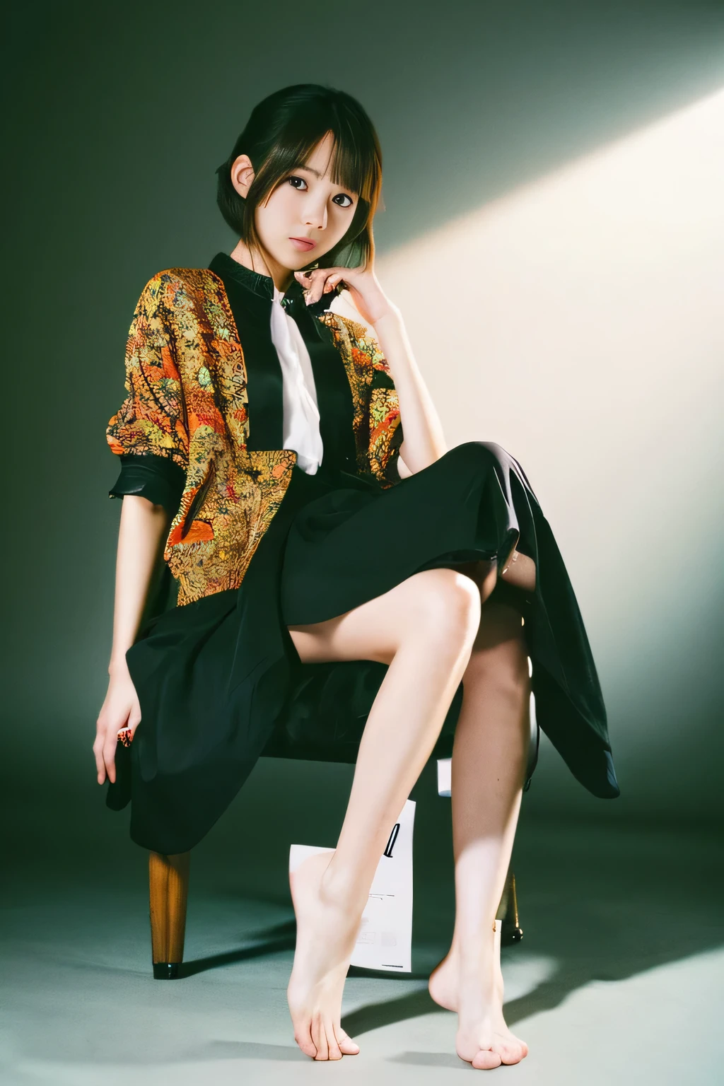 (masterpiece、high resolution,high quality)、My Otaru、Supermodel、beautiful limbs、Record jacket photoshoot、
