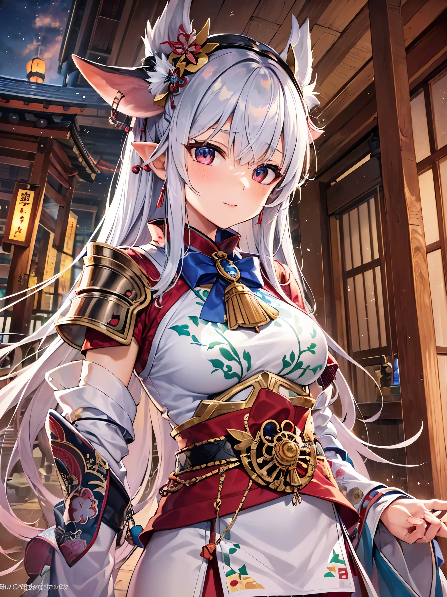 ((highest quality)),(ultra high resolution),(Super detailed),(detailed description),((The best CG)),(best work of art),super precision art,amazing drawing art,(Japanese-inspired fantasy art with intricate detail:1.5), (adult women:1.8),(Shrine Maiden Warrior:1.6),(Armor based on shrine maiden attire:1.6),(naginata:1.4), fantasy, Faint light lantern