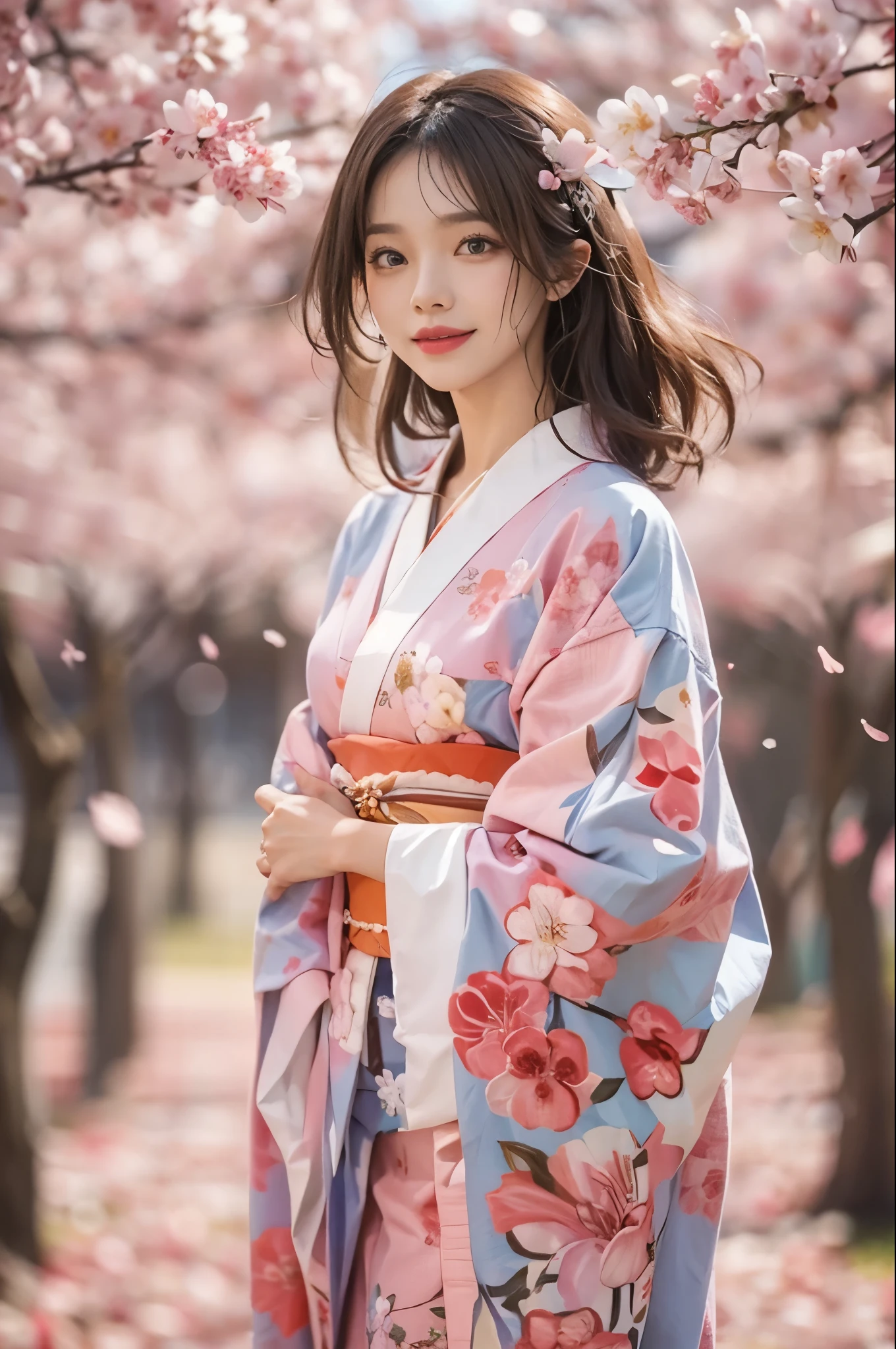 Erase the hands and change to a kimono
