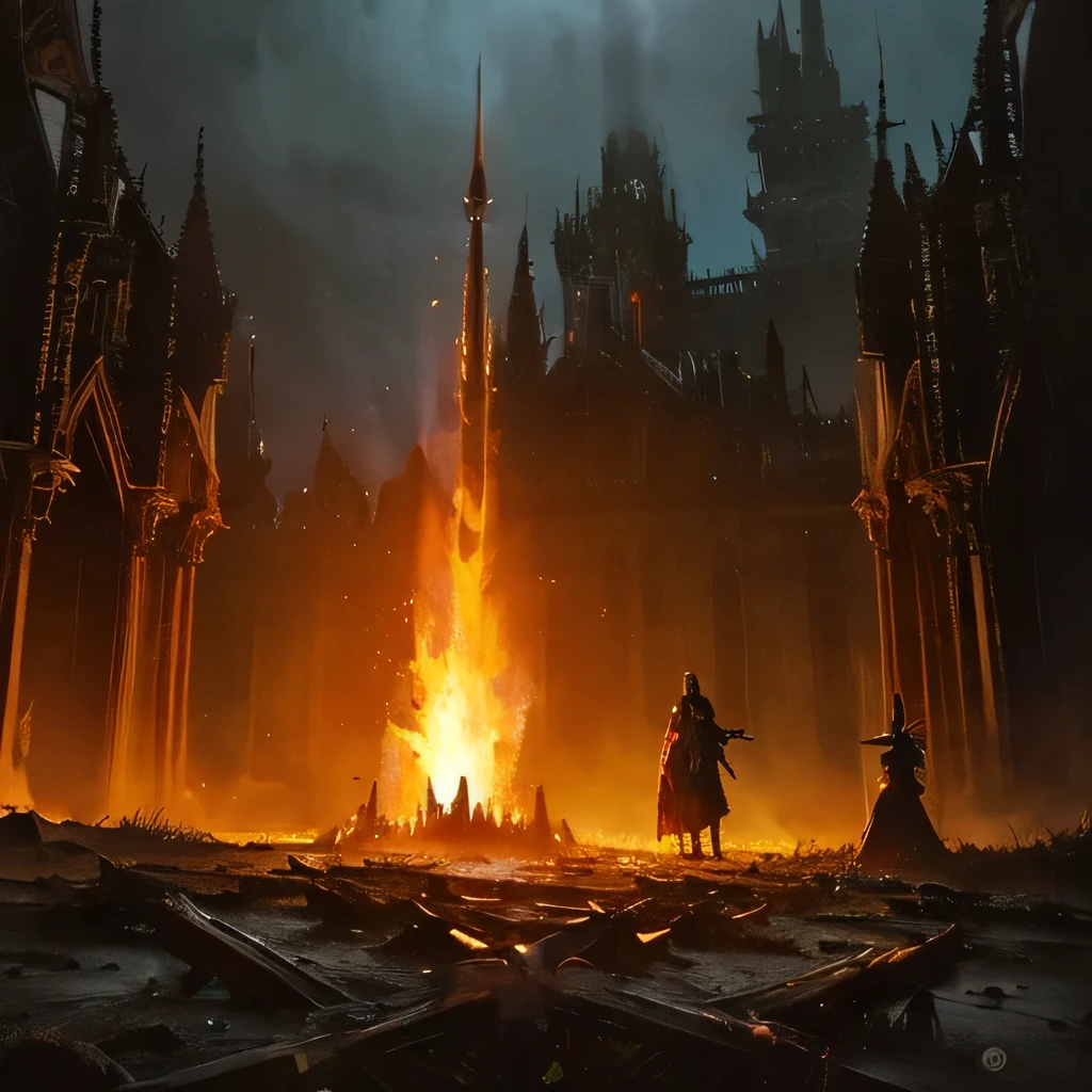 (bestiary,detailed,grotesque creatures)(horror,gothic darkness)(medieval,grim,mythical)(mysterious fog,atmospheric,revelation of secrets)(intense,battle-ready knights,heroes)(eerie ruins,haunting landscapes)(ancient,forlorn,ages passing)(glimmer of hope,desperate struggle)(epic boss battles,clash of titans)(ominous,unsettling soundtrack)(moody,high contrast lighting)(dramatic,shadowy figures)(sinister castles,forbidden realms)(epic adventure,deep lore)(spectacular scenes,grand vistas)(ethereal,otherworldly beings)(strange,unearthly magic)(heavy armor,sword and shield)(elegant,greatswords)(blood-stained,ferocious claws)(demonic powers,transformation)(mystical artifacts,enchanted weaponry)(dying embers,struggling fire)(haunting,hauntingly beautiful)
